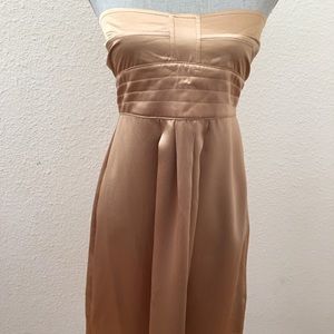 Burberry London gold dress size 6 S Small Strapless New NWT RARE GORGEOUS